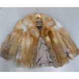 Fox fur Jacket: Jacket approximate size 14.