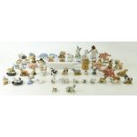 A collection of Wade Whimsies: A collection of various Wade Whimsies including happy families,