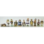 Beswick Alice in Wonderland set of figures: Set comprising Alice, Cheshire Cat,