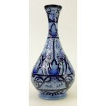 Moorcroft Patters Blue Vase: Vase limited edition, height 23cm.