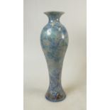 Lise B Moorcroft Experimental Marbled Cast Vase: Cast vase dated 1987, height 36cm.