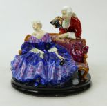 Royal Doulton figure Tete a Tete: Royal Doulton ref HN799 (star crack to base).