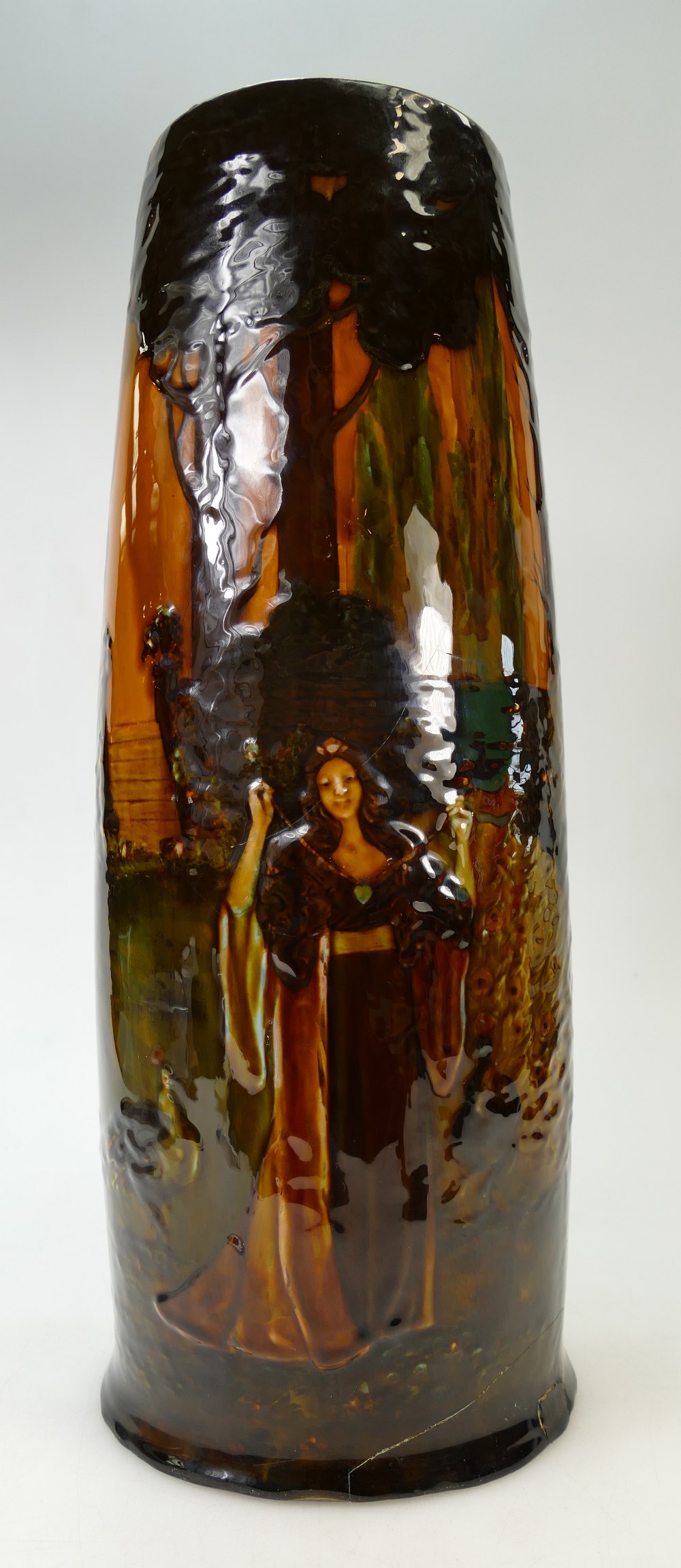 Royal Doulton large Kingsware vase, - Image 6 of 13