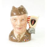 Royal Doulton large character jug General Eisenhower: Royal Doulton ref D6937 from the Great
