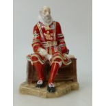 Royal Doulton Yeoman of the Guard: Royal Doulton character figure A Yeoman of the Guard HN2122.