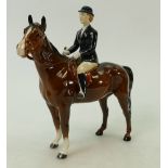 Beswick Huntswoman on a Brown Horse: Beswick model 1730.