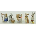 Wade Drum Box animal box series: Figures include Dora, Clara, Jem, Tunky, and Harpy.