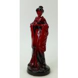 Royal Doulton Flambé figure: Figure The Geisha HN3229, Collectors Club exclusive.