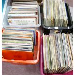 A large collection of Easy Listening LP's: Four boxes of LP's.