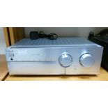 Sony Integrated Stereo Amplifier: In Silver, Model TA-FB940R.