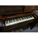 Harmonium: Walnut cased harmonium by John Murdoch, in need of restoration. 102cm wide.