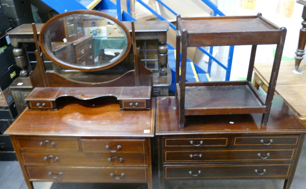 Edwardian Inlaid Dressing table,