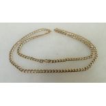 9ct gold necklace: 9ct gold necklace, length 23cm ,5.