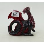 Royal Doulton flambe model of a Dragon : Royal Doulton Flambe model of a Dragon HN 3552,