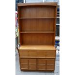 Parker Knoll Mid Century Teak: large Secretaire / Bookcase,