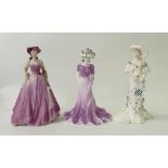 Coalport lady figures: limited edition The Lovely Lady Christabel,