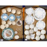 A mixed collection of items including: Court China floral decorated tea ware similar unbranded