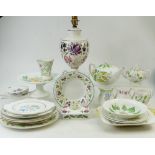 1950's Wedgwood ware with personal inscriptions: Inscriptions to reverse.