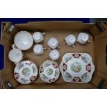 Foley Broadway patterned Tea set: 21 pieces