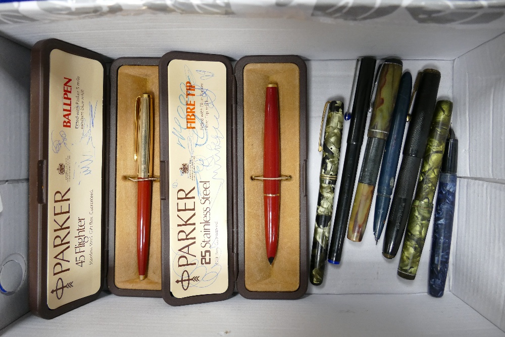 A collection of Watermans,