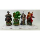A collection of limited edition figures from the Quest For Crystals series to include: Centaur
