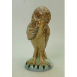 Kevin Francis / Peggy Davies large limited edition Grotesque bird the Whisperer: Sandy / Brown