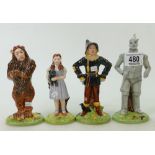 Royal Doulton figures from the Wizard of Oz: to include Dorothy, Scarecrow,