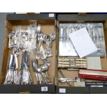 A large collection of Arthur Price John Smith Collection silver plated cutlery: together with