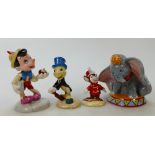 Royal Doulton Limited Edition Disney Show Case Figures: to include Thumper FC2, Tramp FC8,