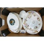 A mixed collection of ceramic items to include: Royal Albert Celebration patterned tureen,