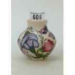 Moorcroft Sweetness Vase: Height 7.