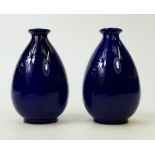 Royal Doulton Titanian vases: Vase height 9cm.