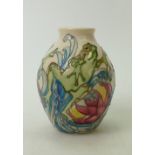 Moorcroft Splash Vase: Limited edition 24/50, height 13cm,