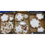 Royal Albert Old Country Dinner Ware to include: Severs, Dinner Plates, Tureens, Rimmed Soup bowls,