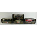 1/18 Burago Mercedes Boxed Model cars to include: 300sl Roadster(1957) ref 3023,