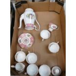 A collection of Royal Albert Lady Carlyle tea ware: to include cups, saucers,