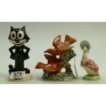 Beswick items to include: Baltimore Orioles, Ltd Edition Felix the Cat( boxed),