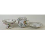 Dresden Reticulated Tazza,