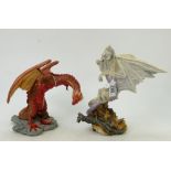 Enchantica boxed large figures of Dragon Snarlguard & Karakus: both boxed(2)