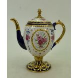Franklin Mint The Faberge Egg Imperial Teapot (House Of Faberge):with cert