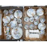 20th Century Chinese Eggshell tea and Coffee set(2 trays)
