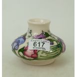 Moorcroft Sweetness Vase: Height 7.