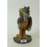 Burslem Pottery Archie Grotesque Bird: Inspired by The Martin Bros and signed by designer Andrew