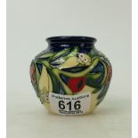 Moorcroft Ankerwyk Yew Vase: Limited edition 23/30 and designed by Emma Bossons. Height 7.