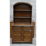 Danish Style Oak dresser: 2 doors / 2 drawers