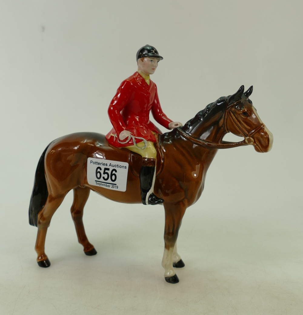 Beswick Huntsman On brown Horse: model 1501