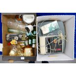 A mixed collection of items to include: early Boxed Commadore calculator, Babycham items,
