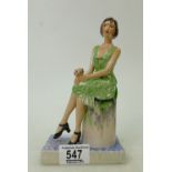Kevin Francis / Peggy Davies original artists design figurine of seated lady: