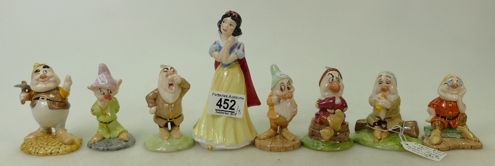 Royal Doulton Snow White and the Seven Dwarfs figures: