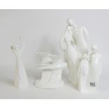 Royal Doulton figures: Going Home HN3527, Awakening HN2875, Mother & Sister,